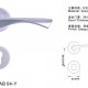 太空铝分体锁门锁