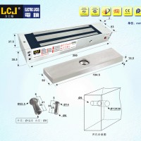 力士坚LCJ磁力锁MC500L单门明装型电控锁