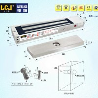 LCJ力士坚磁力锁MC270L单门门禁电子锁单门明装型