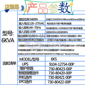 6KVA技术参数水印